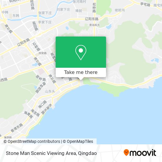 Stone Man Scenic Viewing Area map