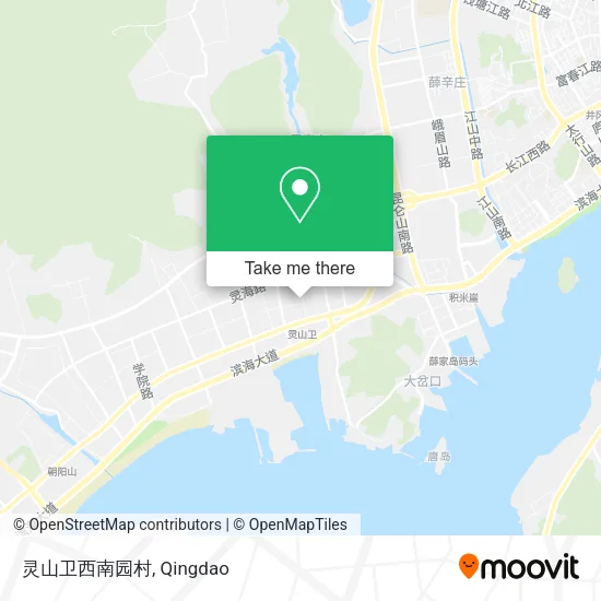 灵山卫西南园村 map