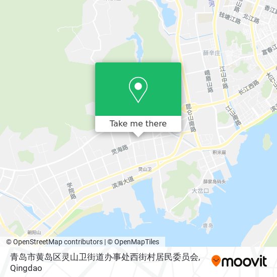 青岛市黄岛区灵山卫街道办事处西街村居民委员会 map