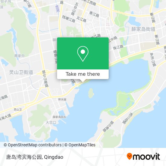 唐岛湾滨海公园 map