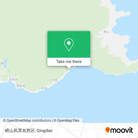 崂山风景名胜区 map