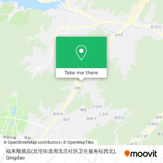 福来顺酒店(北宅街道周戈庄社区卫生服务站西北) map