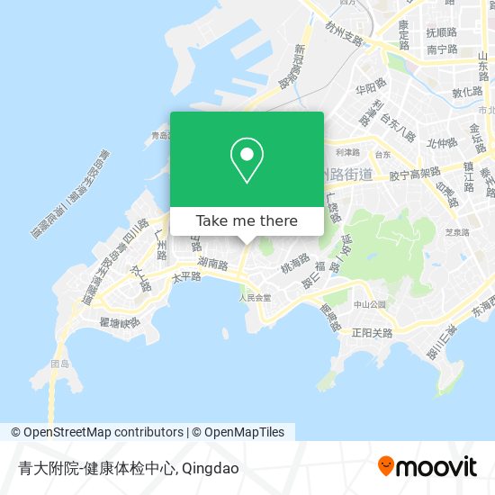 青大附院-健康体检中心 map