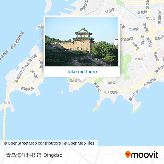 青岛海洋科技馆 map