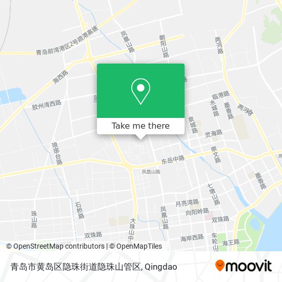 青岛市黄岛区隐珠街道隐珠山管区 map