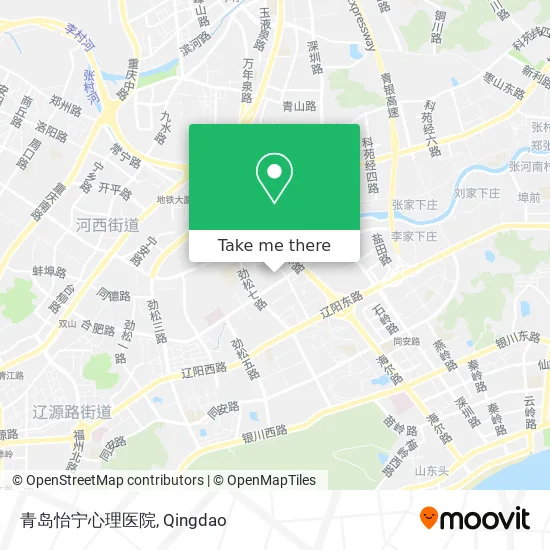 青岛怡宁心理医院 map