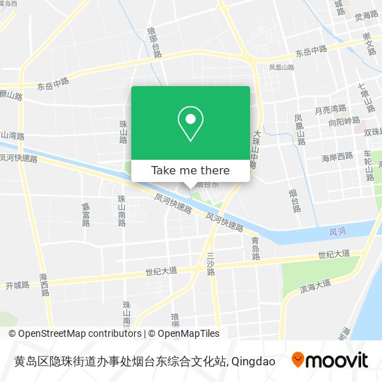 黄岛区隐珠街道办事处烟台东综合文化站 map