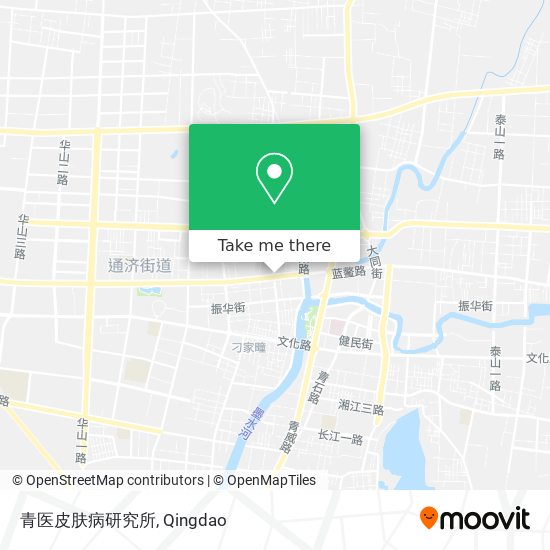 青医皮肤病研究所 map