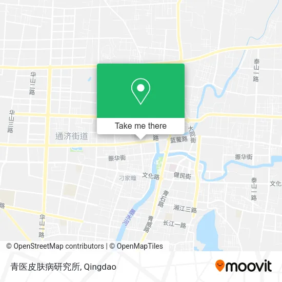 青医皮肤病研究所 map
