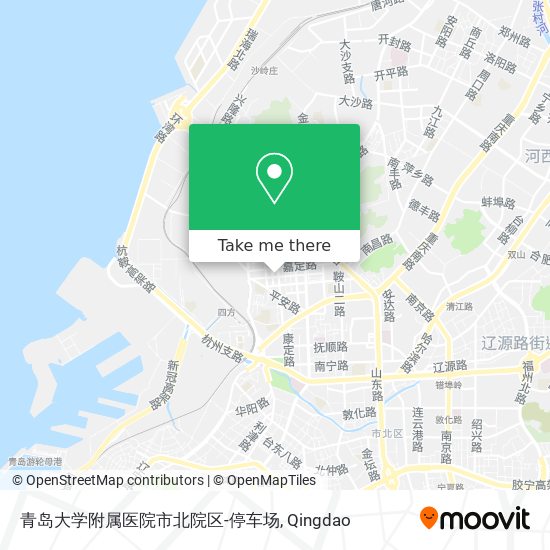 青岛大学附属医院市北院区-停车场 map