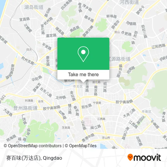 赛百味(万达店) map