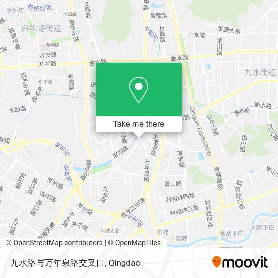 九水路与万年泉路交叉口 map