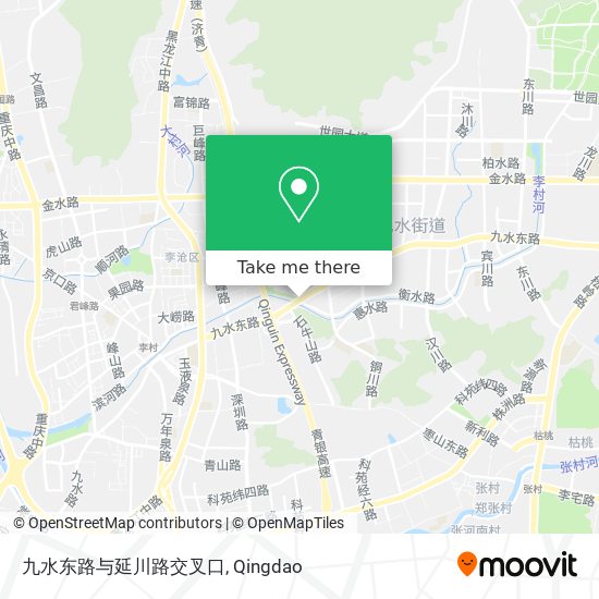 九水东路与延川路交叉口 map