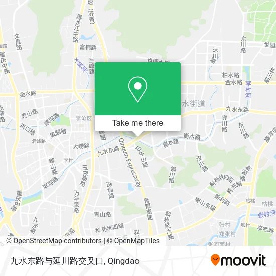 九水东路与延川路交叉口 map