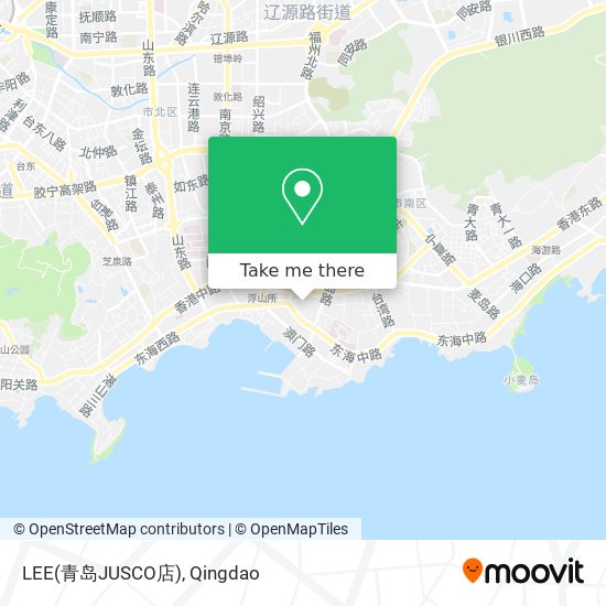 LEE(青岛JUSCO店) map