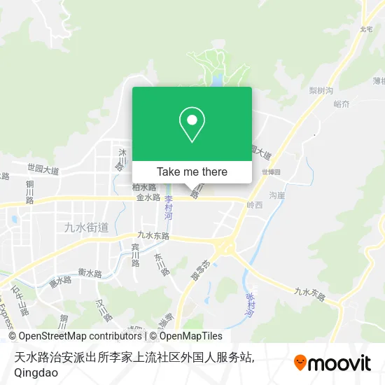 天水路治安派出所李家上流社区外国人服务站 map