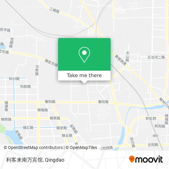 利客来南万宾馆 map