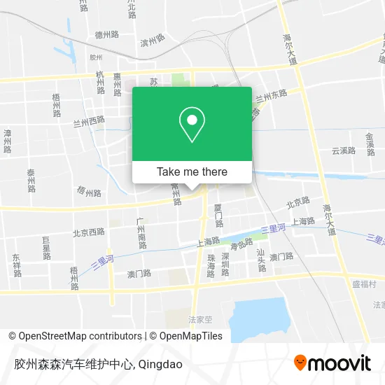 胶州森森汽车维护中心 map
