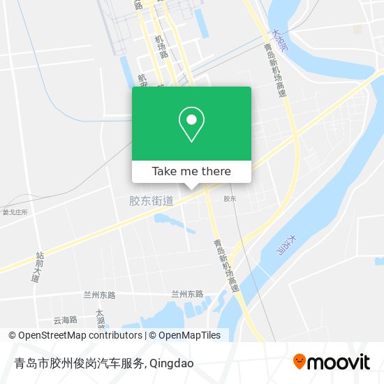 青岛市胶州俊岗汽车服务 map