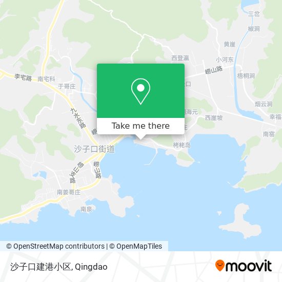 沙子口建港小区 map