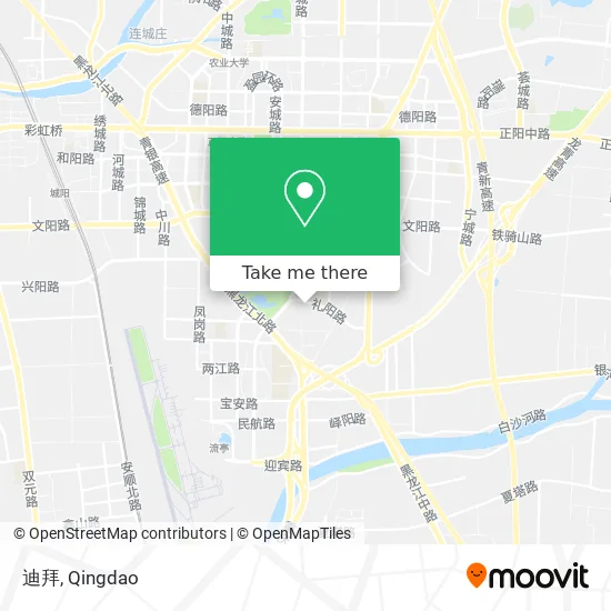 迪拜 map