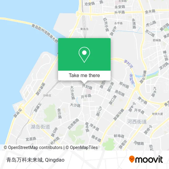 青岛万科未来城 map