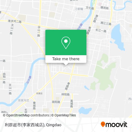 利群超市(李家西城店) map