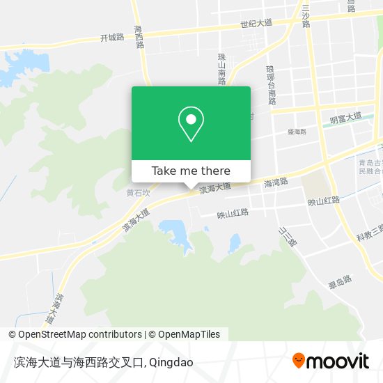 滨海大道与海西路交叉口 map