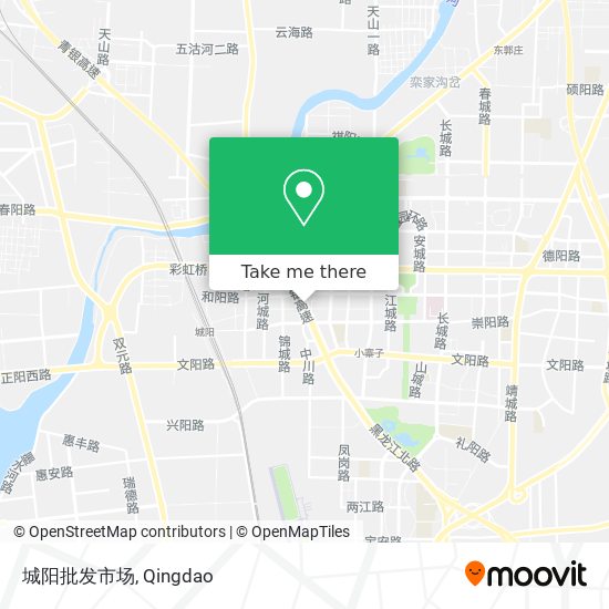 城阳批发市场 map