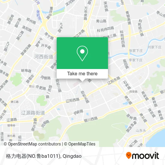 格力电器(NO.鲁ba1011) map