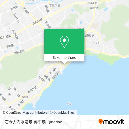 石老人海水浴场-停车场 map