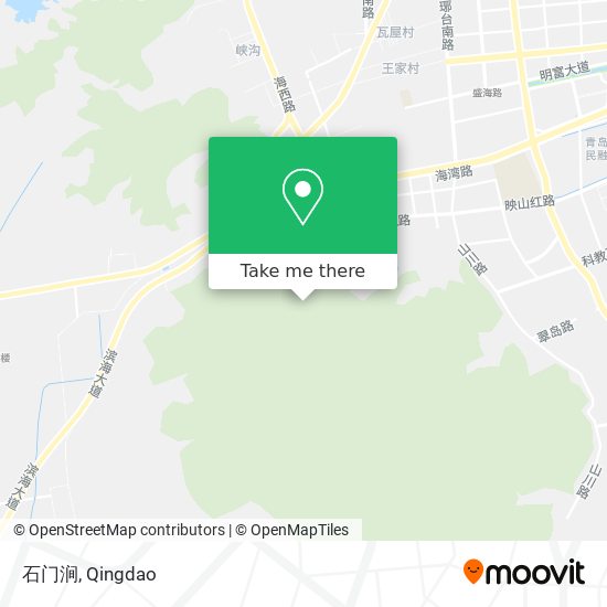 石门涧 map