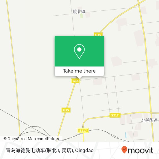 青岛海德曼电动车(胶北专卖店) map