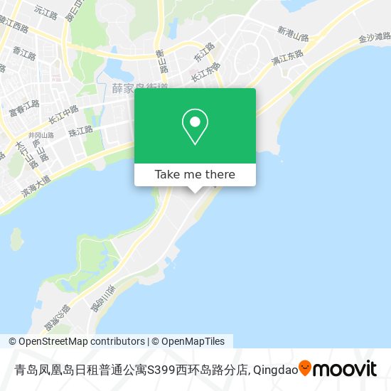 青岛凤凰岛日租普通公寓S399西环岛路分店 map