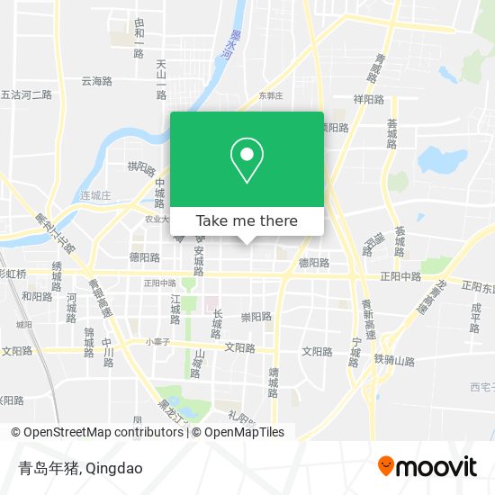 青岛年猪 map