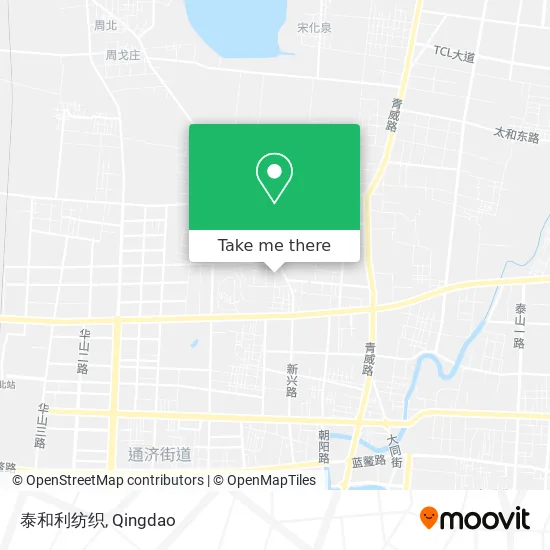 泰和利纺织 map