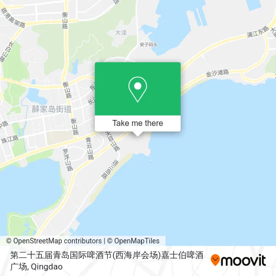 第二十五届青岛国际啤酒节(西海岸会场)嘉士伯啤酒广场 map