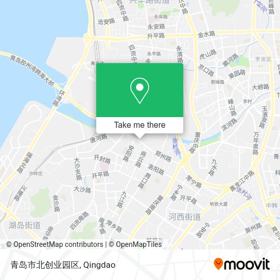 青岛市北创业园区 map