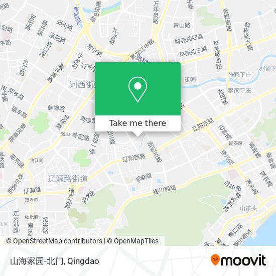 山海家园-北门 map
