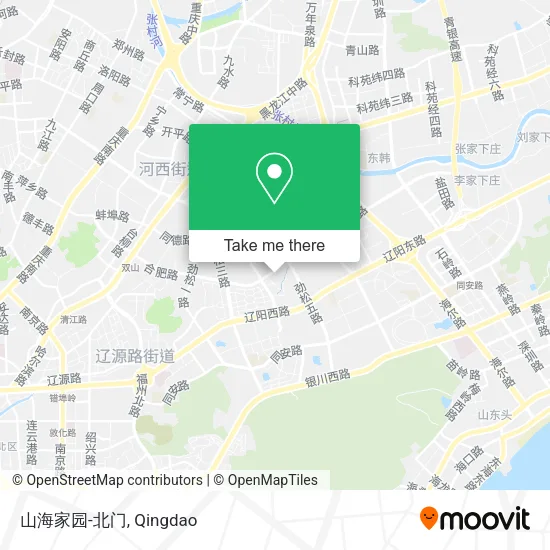 山海家园-北门 map