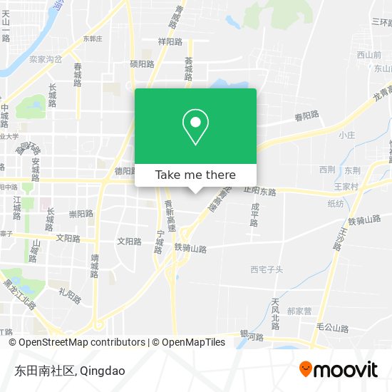 东田南社区 map