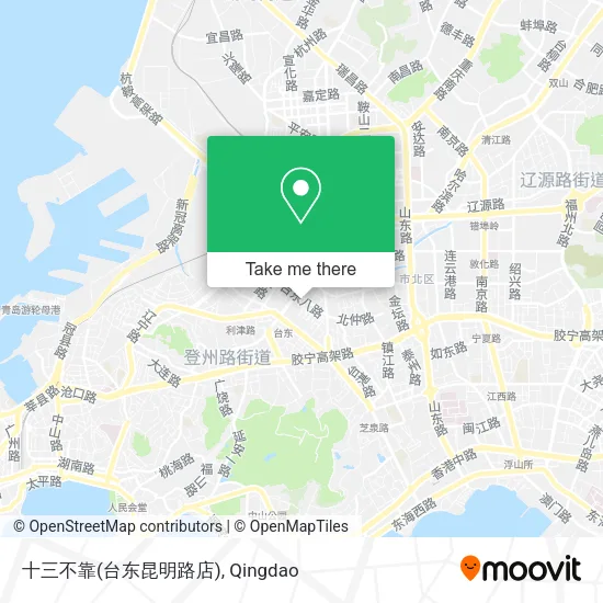 十三不靠(台东昆明路店) map