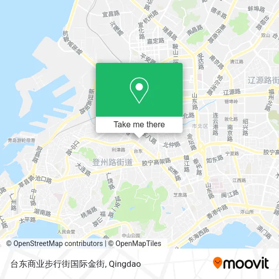 台东商业步行街国际金街 map