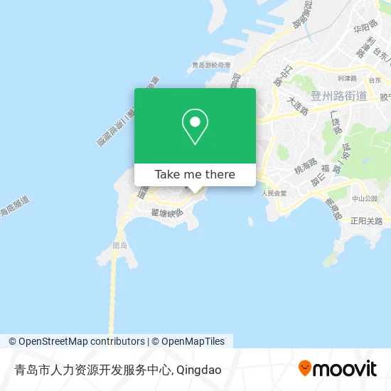 青岛市人力资源开发服务中心 map