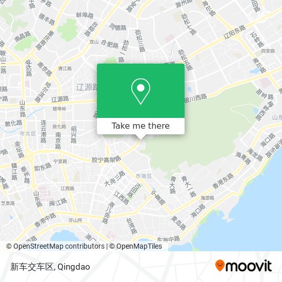 新车交车区 map