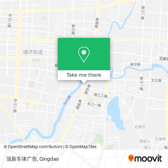 顶新车体广告 map