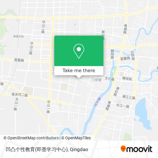 凹凸个性教育(即墨学习中心) map