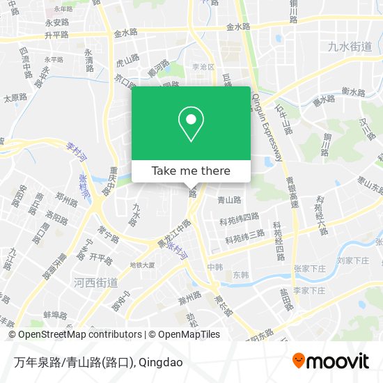 万年泉路/青山路(路口) map
