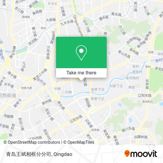 青岛王斌相框分分司 map