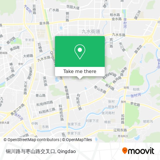 铜川路与枣山路交叉口 map